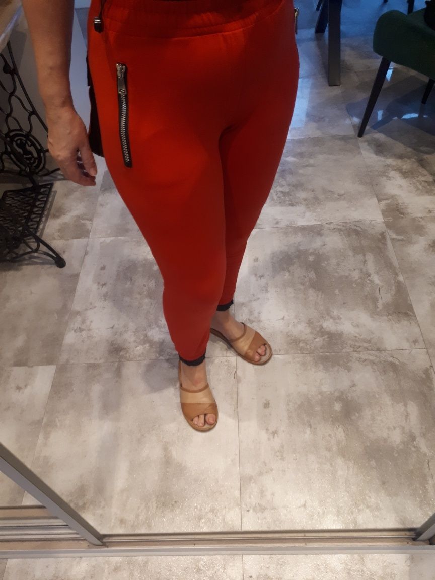 by o la la spodnie dresowe czerwone l xl