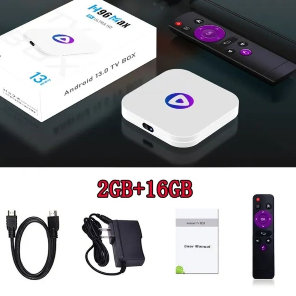 Box Android IPTV 2GB - 16GB