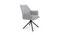 Krzesło Rio w materiale Cameron Silver 806