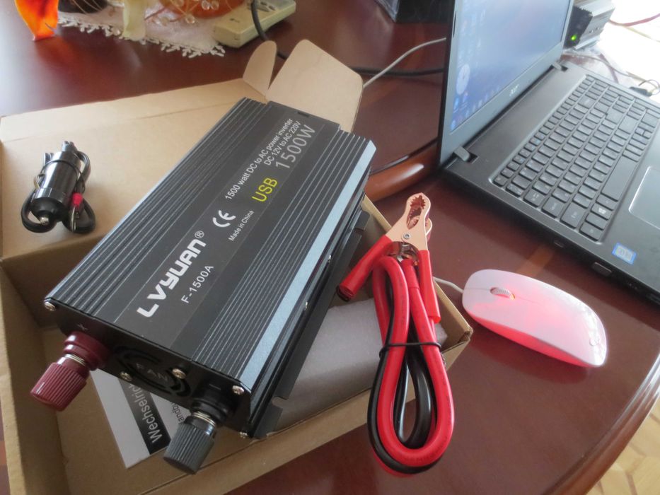 Інвертор 12-220 вольт 1500 Вт можливий обмін