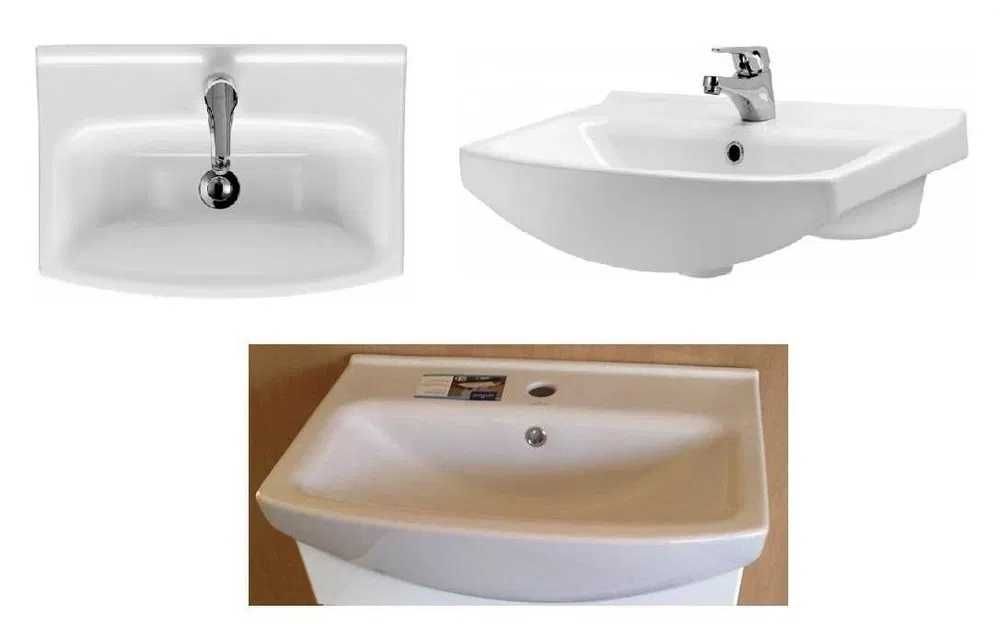 Умывальник (раковина) в комплекте с тумбой в ванну. Ширина 50...80см.