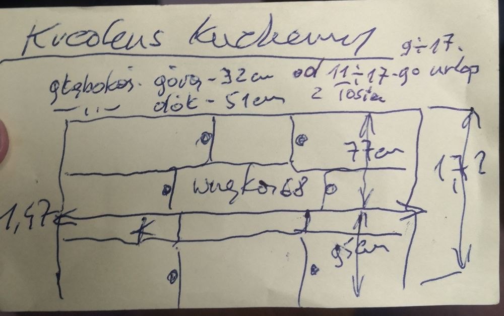 Stary kredens emaliowany