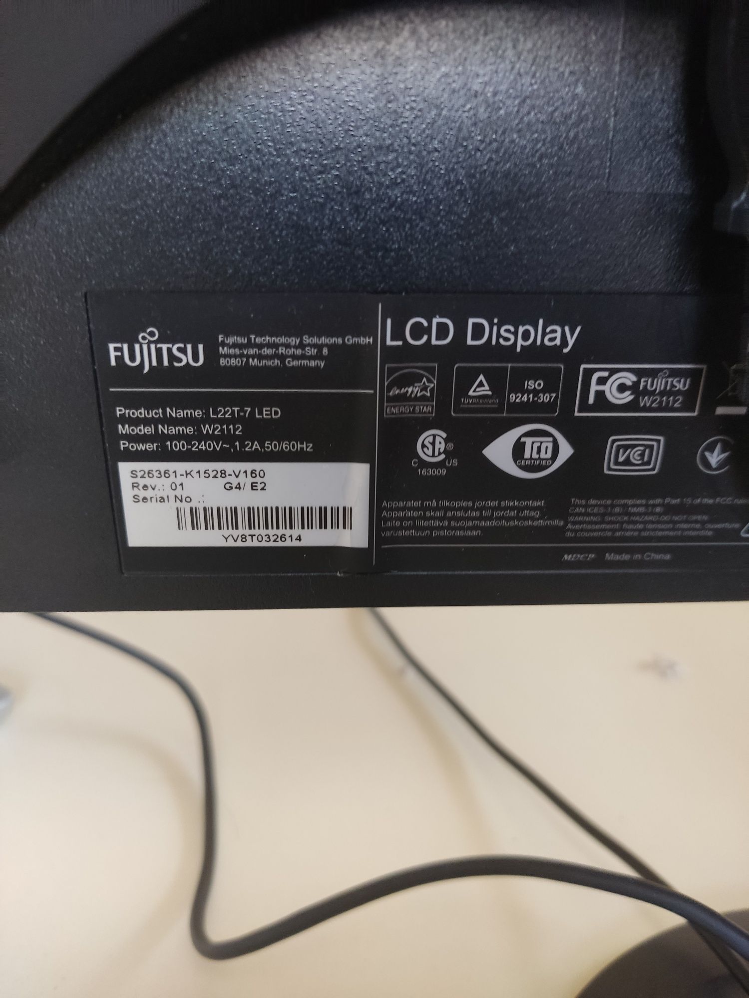 Fujitsu L22T-7 Led