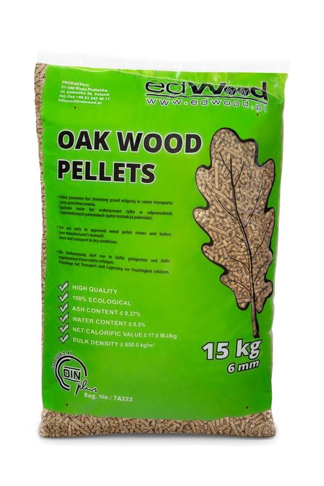 Pellet EdWood A1 DINplus pelet dębowy