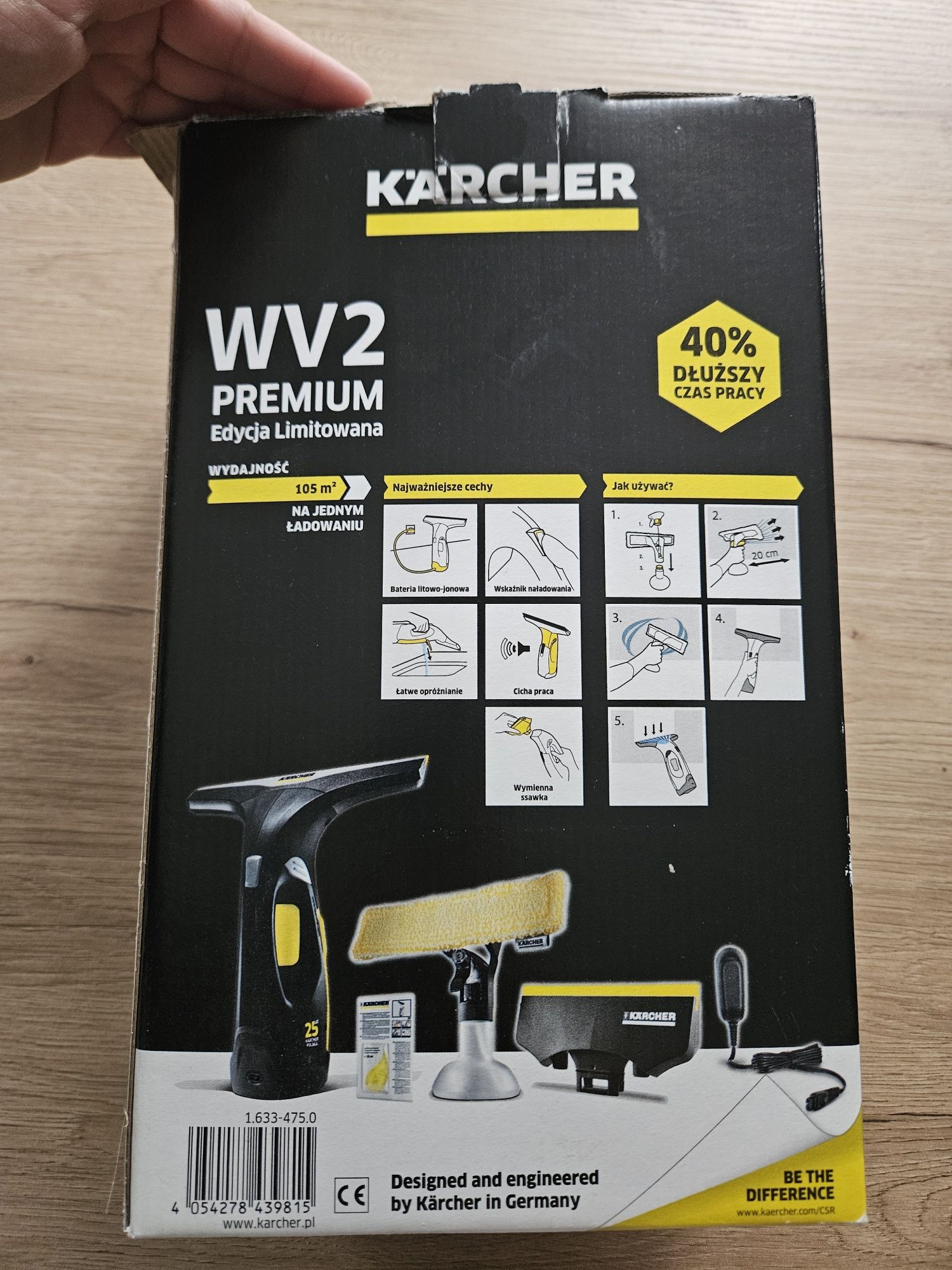 Myjka do okien karcher WV2 premium