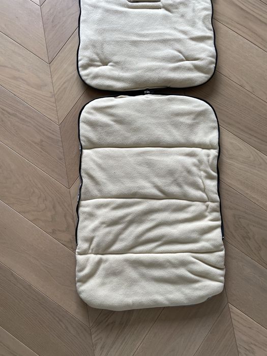 Śpiworek do wózka/sanek szary polarowy 85 cm