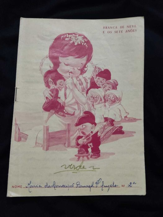 Cadernos escolares antigos