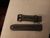 Bracelete original Garmin 20mm cinza escuracura