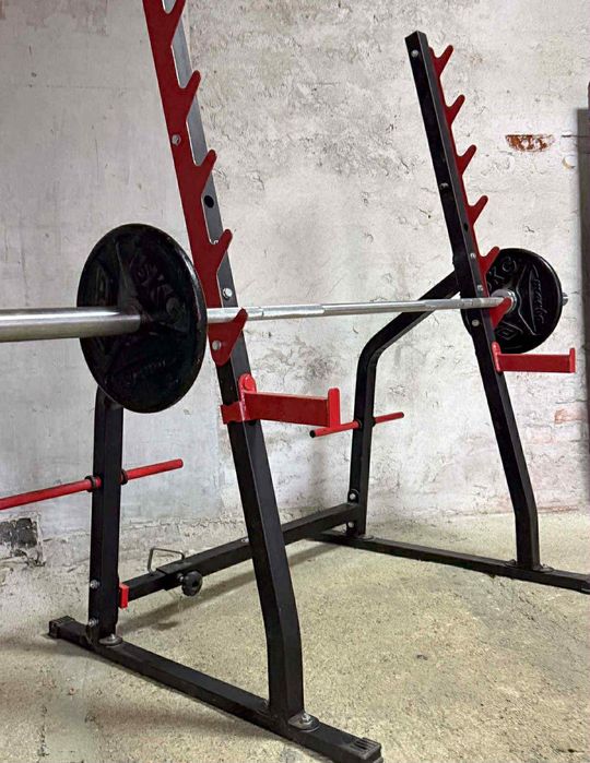 Zestaw Olimpijski 177 kg – Gryf Just Gym PRO + Talerze Marbo