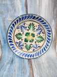 Ceramiczny talerz dekoracyjny / ozdobny - vintage - design