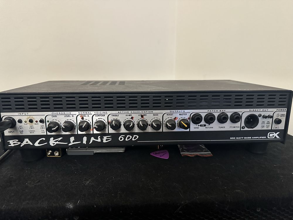 Wzmacniacz Galien Krueger Backline 600 + kolumna hartke TP410