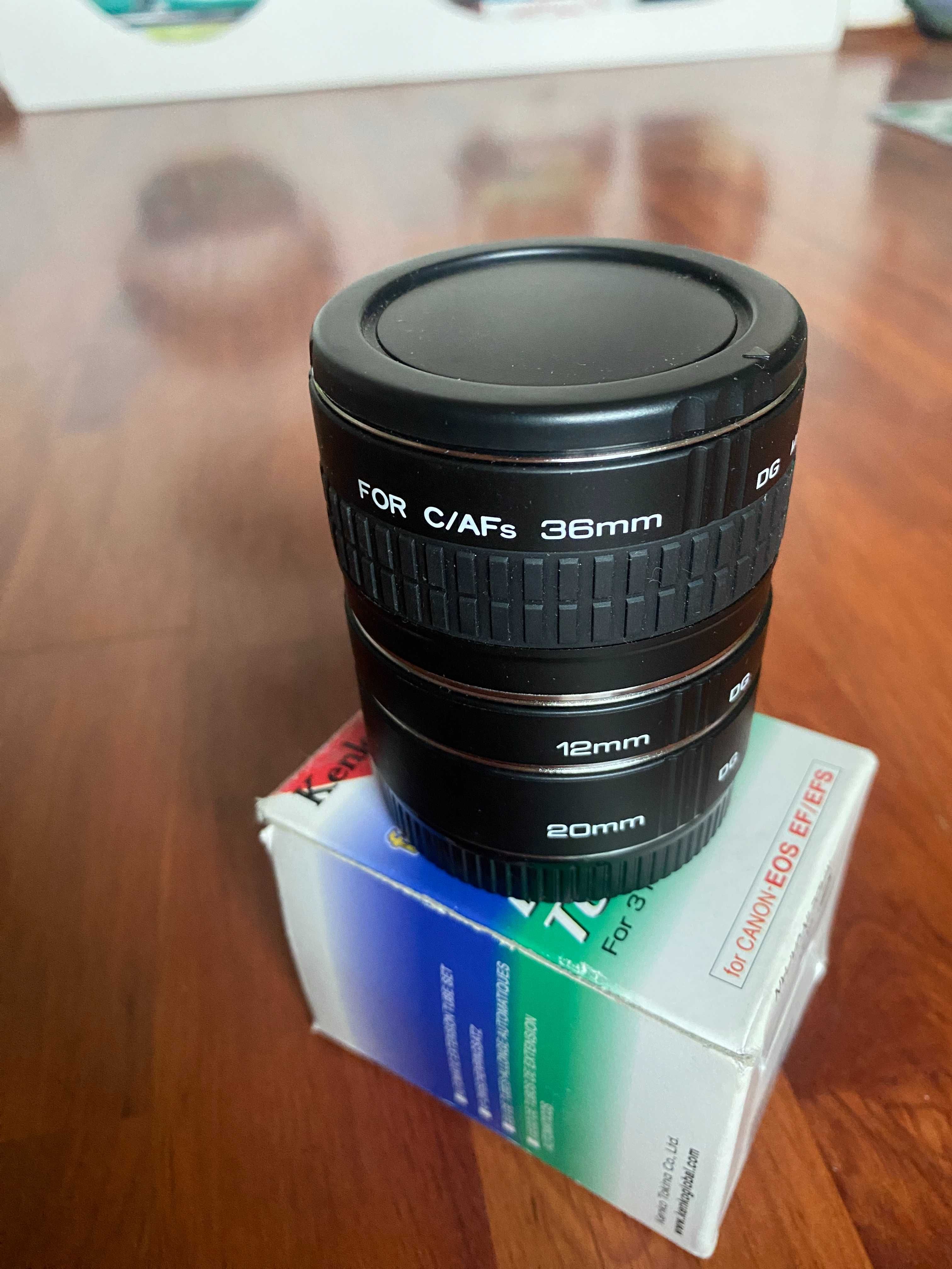 Kenko DG Auto Extension Tube Set zestaw 3 pierścieni Canon EF