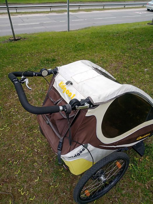 Wózek przyczepka rowerowa dla dziecka Qeridoo KidGoo1 Sport