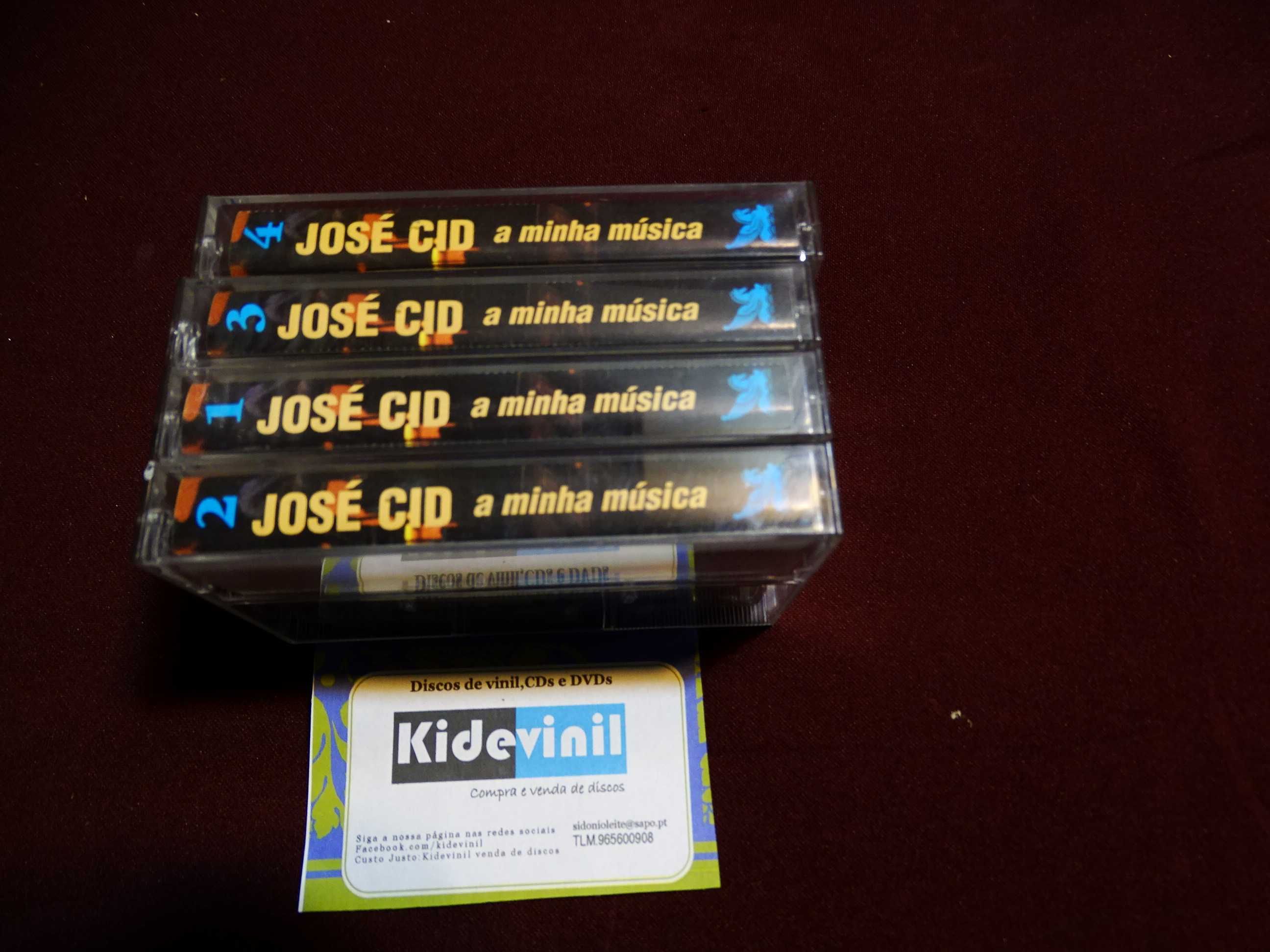 Pack de 4 K7-José Cid-A minha música