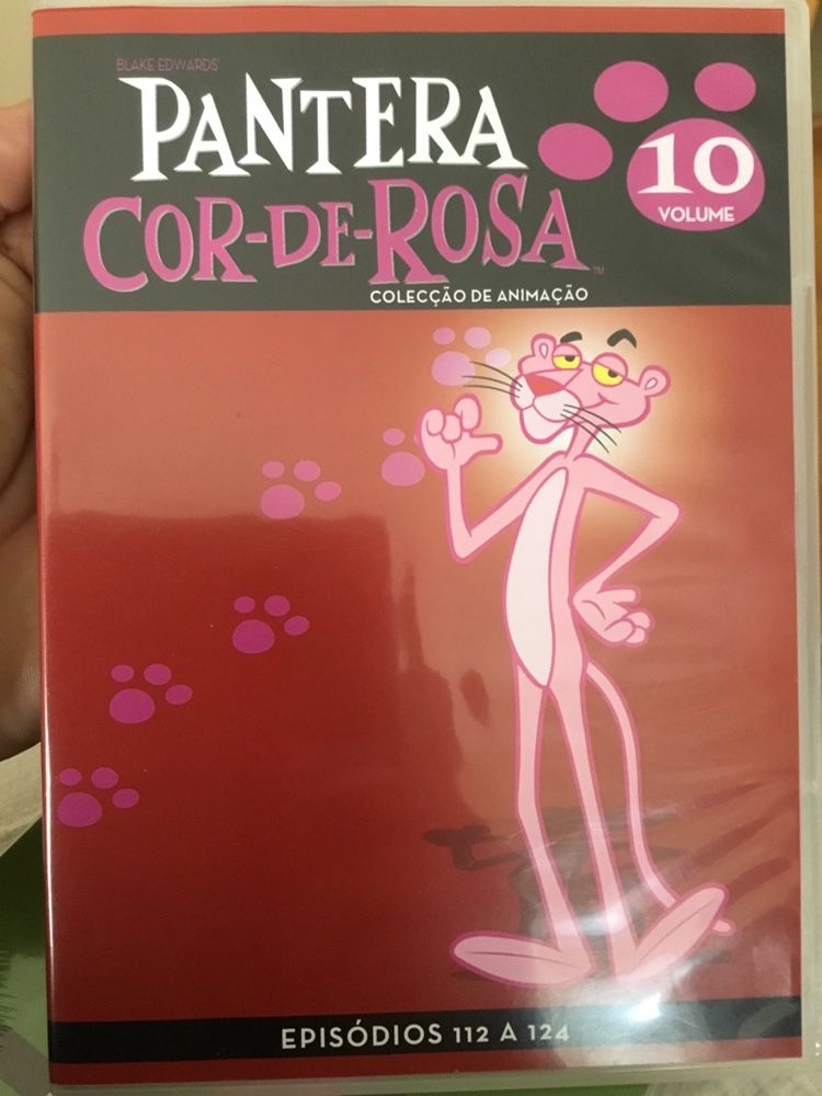 Pack 6 DVD Pantera Cor de Rosa originais comselo IGAC