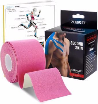 Tape Tejpy Taśma Kinesiotaping Plastry 5M Różowa