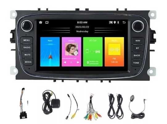 Radio Nawigacja Android CarPlay Ford Mondeo Focus SMAX 2/32GB
