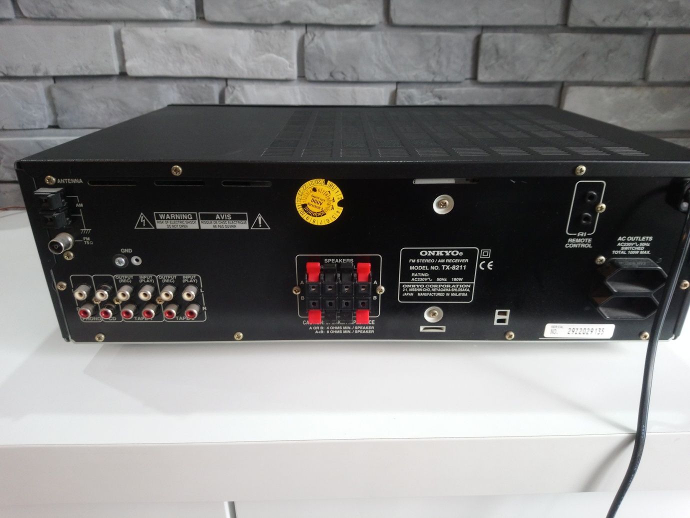 Amplituner stereo Onkyo RDS mało używany