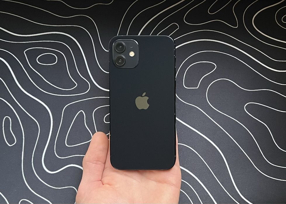 Отличный - iPhone 12 - 64 гб - 87% АКБ - NEVERLOCK - BLACK