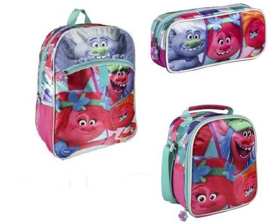 Trolls Dreamwors Mochila/Estonjo/Luncheira Agualva-Cacem