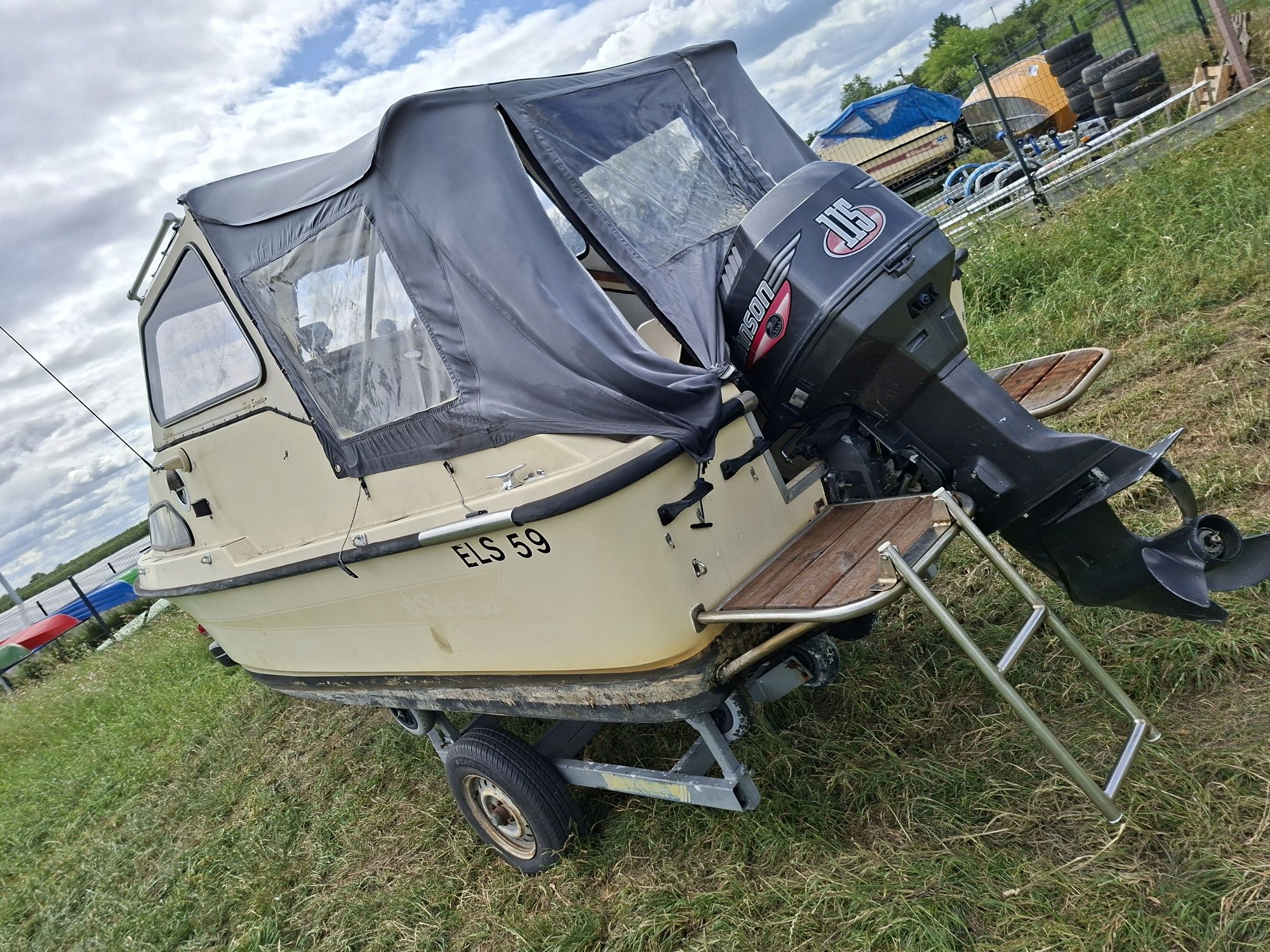 Łódka łódź kabinowa shetland 570