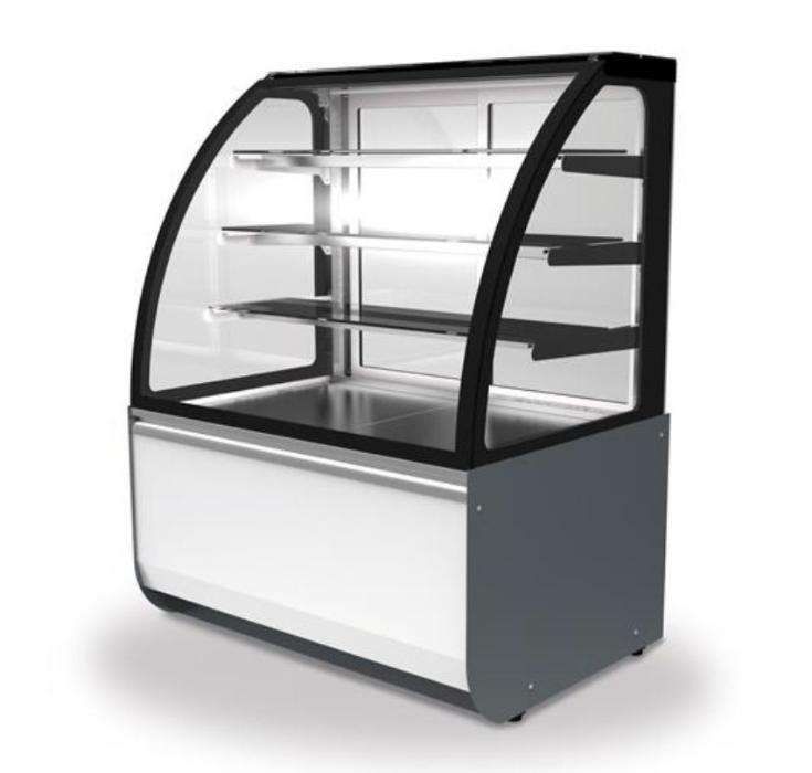 Vitrines de pastelaria refrigeradas Vitrina  de atendimento a publico