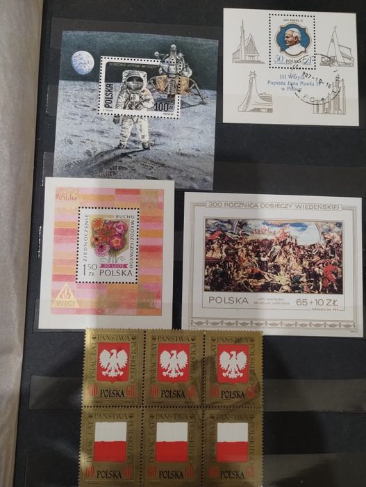 Unikalna Kolekcja Polskich Bloków i Arkusików PRL/Polska–Sport,Kosmos(