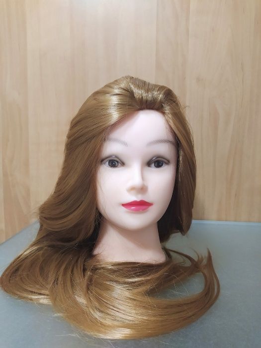 Манекен для зачісок, термо-болванка, голова учбова, маникен+ штатив