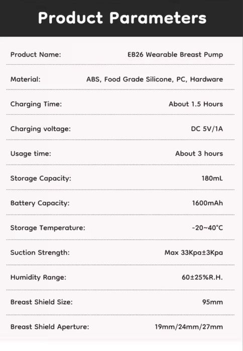 Bomba extratora de leite materno