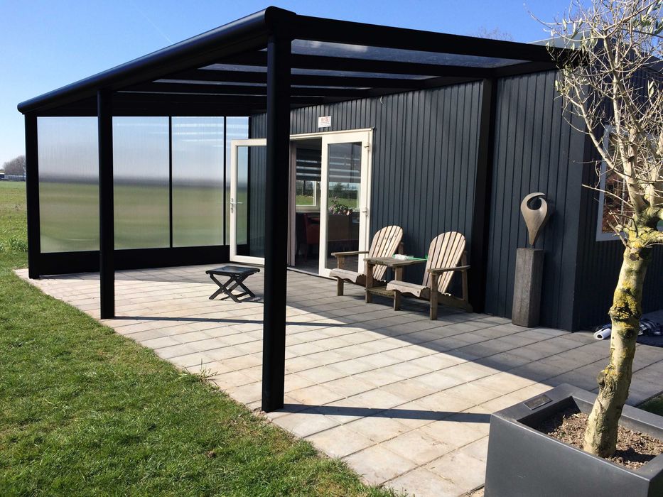 Pergola ALUMINIOWA 5m x 3,5m lamelowa, LED, premium design