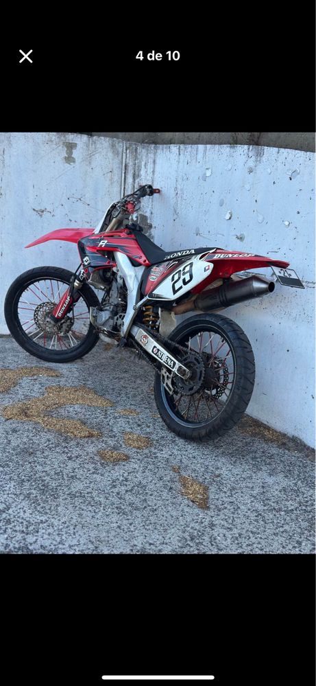 CRF450R matriculada