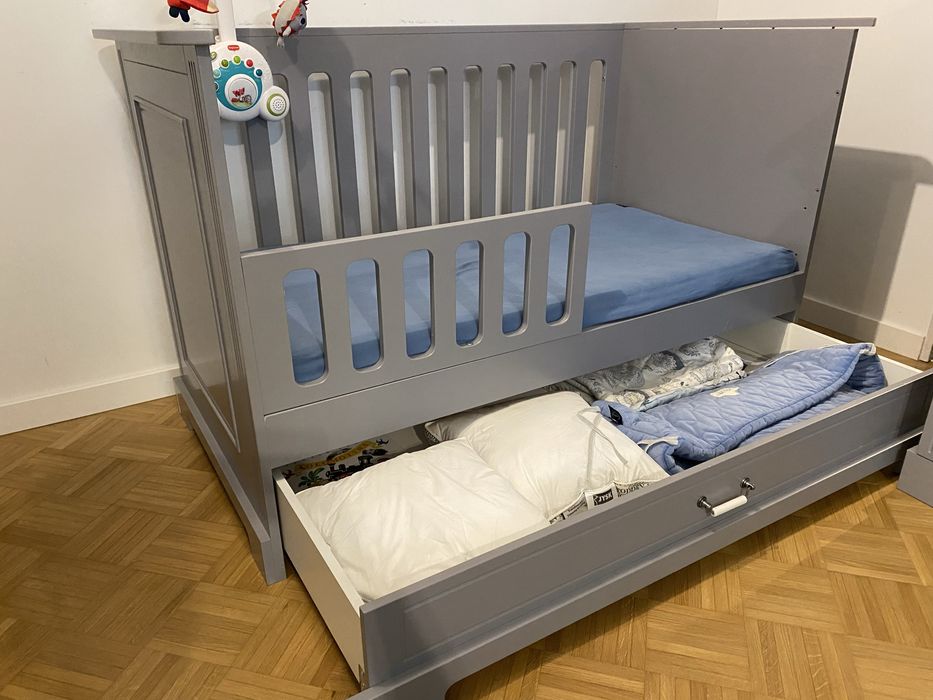 Lozeczko Komoda Przewijak Bellamy Ines Grey