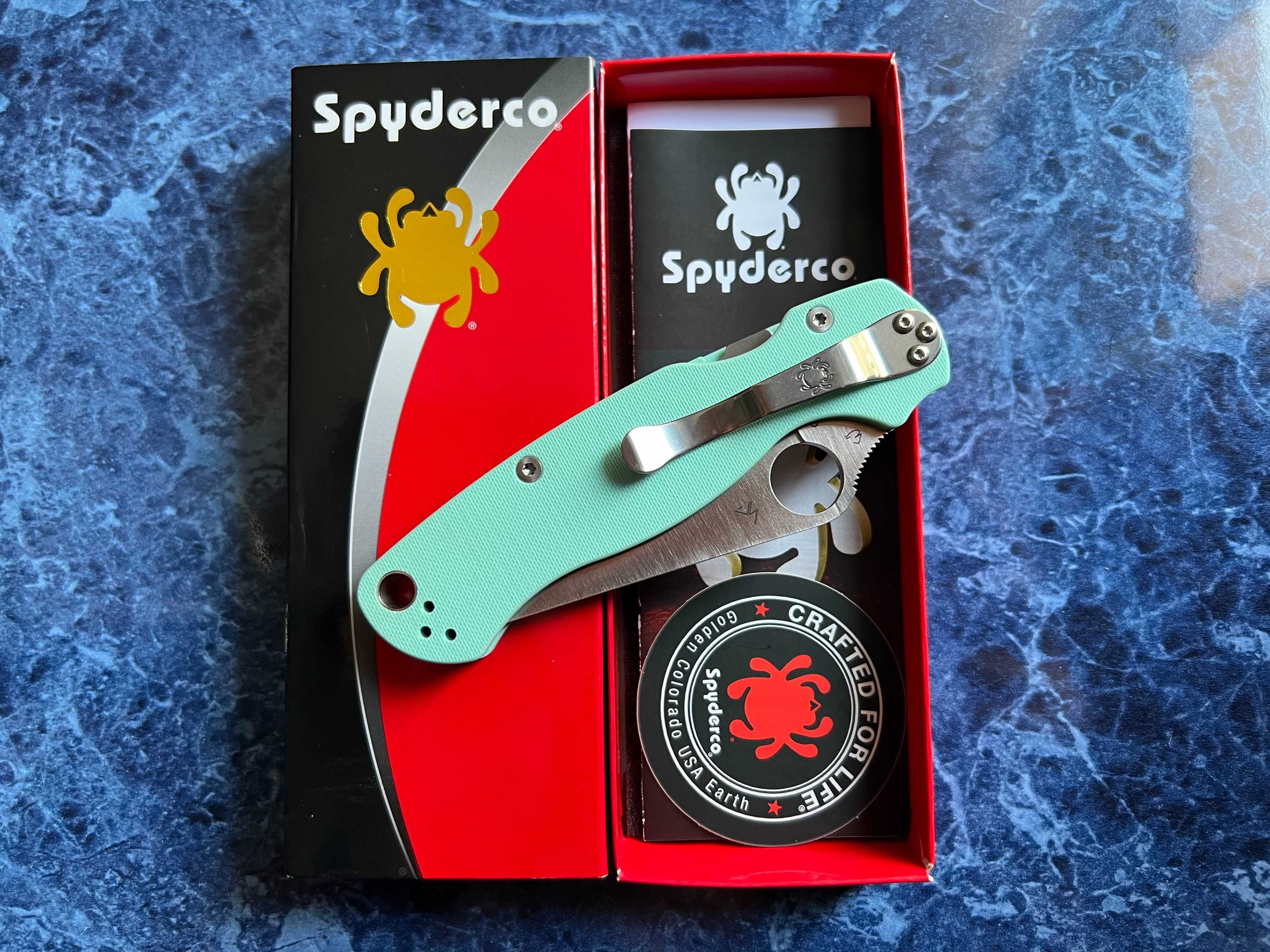 Складной нож • Spyderco Paramilitary 2 CPM S90V • /Оригинал/
