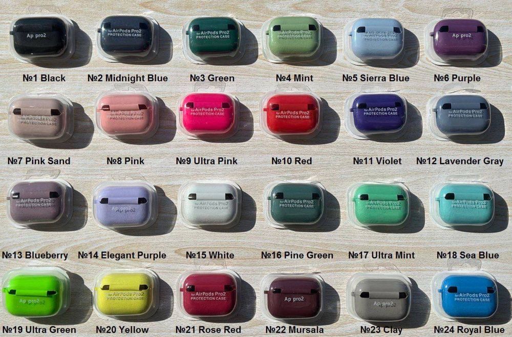 Чехол софттач Silicone Case на Apple AirPods 4/ 3/ 2 Pro чохол