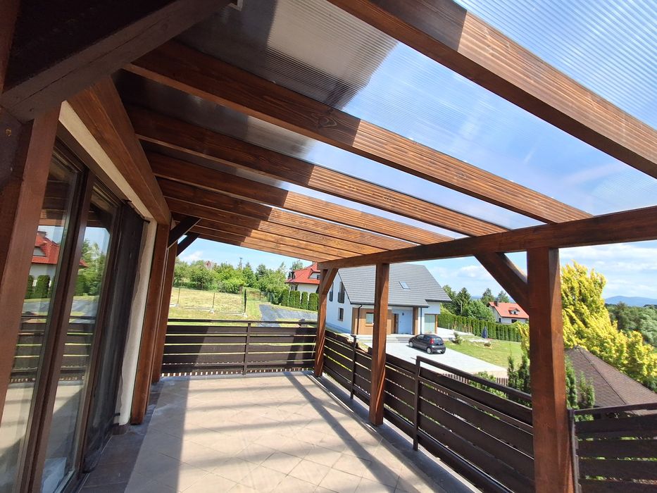 Zadaszenia tarasu pergola poliwęglan