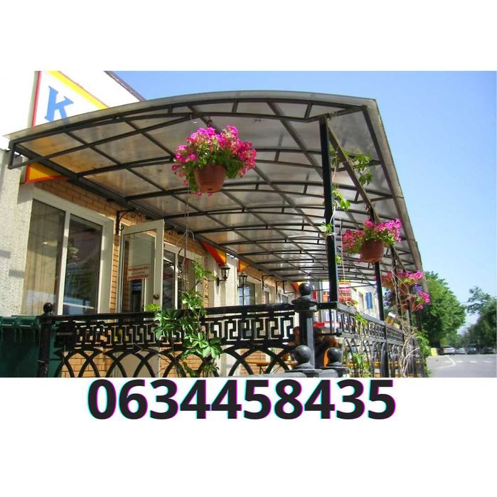 Автонавесы, Навесы для частного дома из поликарбоната