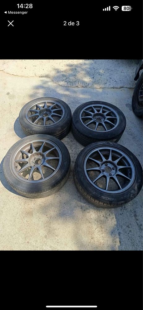 Jantes 16 4x100 + pneus