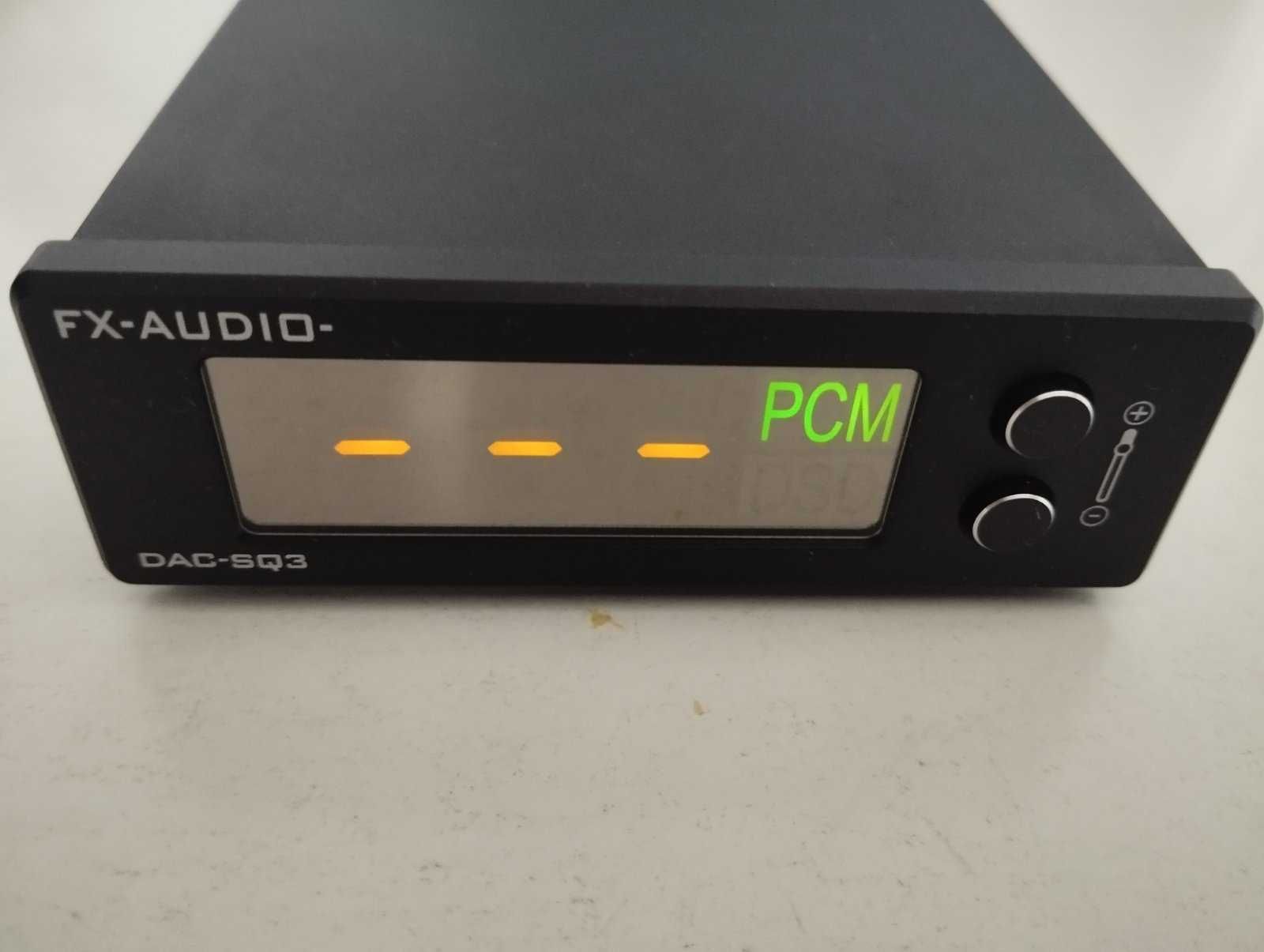FX-AUDIO DAC-SQ3 USB DAC ES9038Q2M XMOS U208 32bit 384kHz DSD256 Black