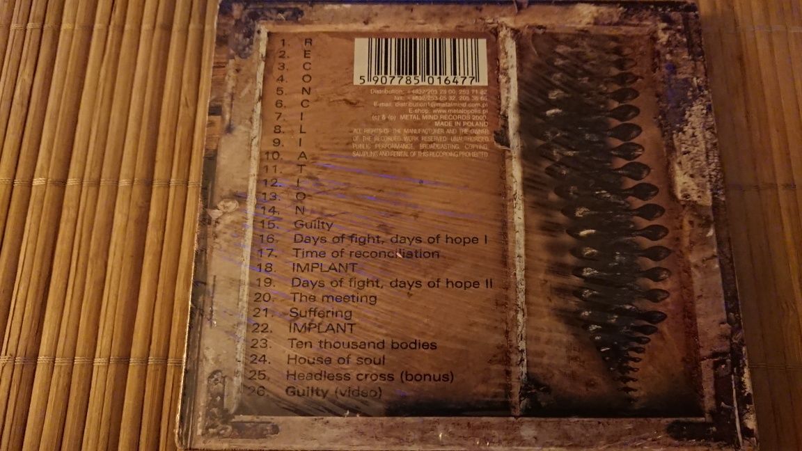 AION Reconciliation CD *NOWA* Digipak Folia 2000 Metal Mind Records