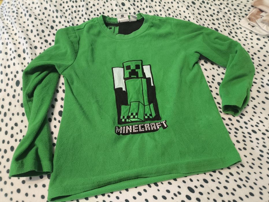 Polarowa bluza bluzka creeper TNT Minecraft 134