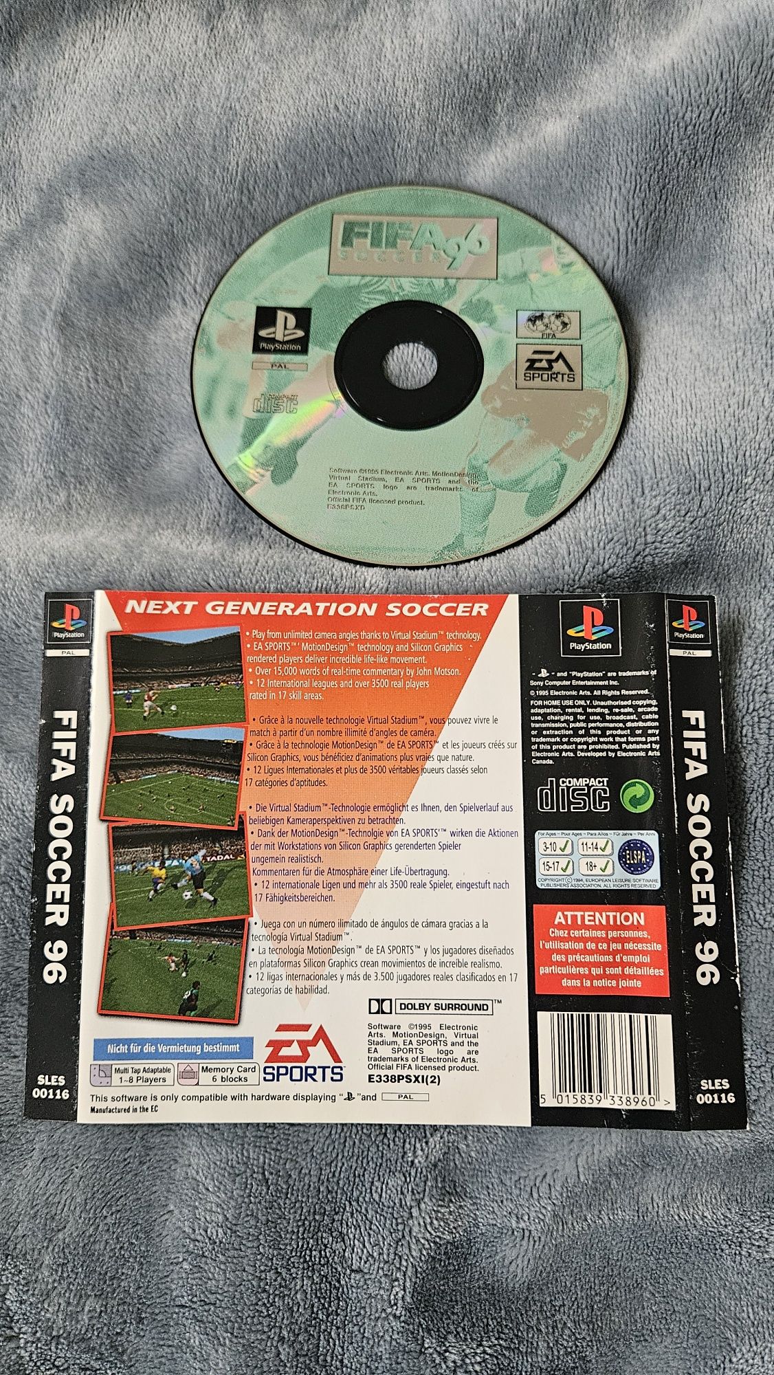 Fifa 96 na konsole ps1