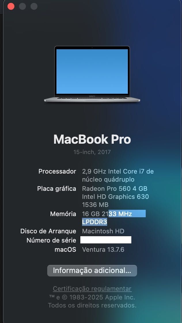MacBook PRO 2017