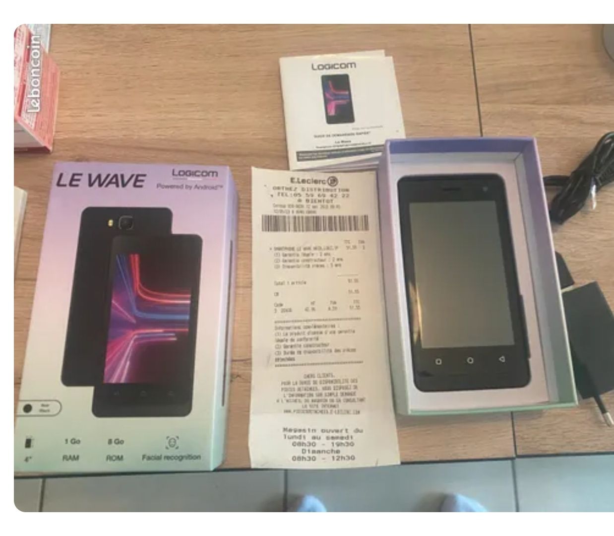Телефон мобільний смартфон Logicom Le wave 1/8 Gb. Батарея съёмная