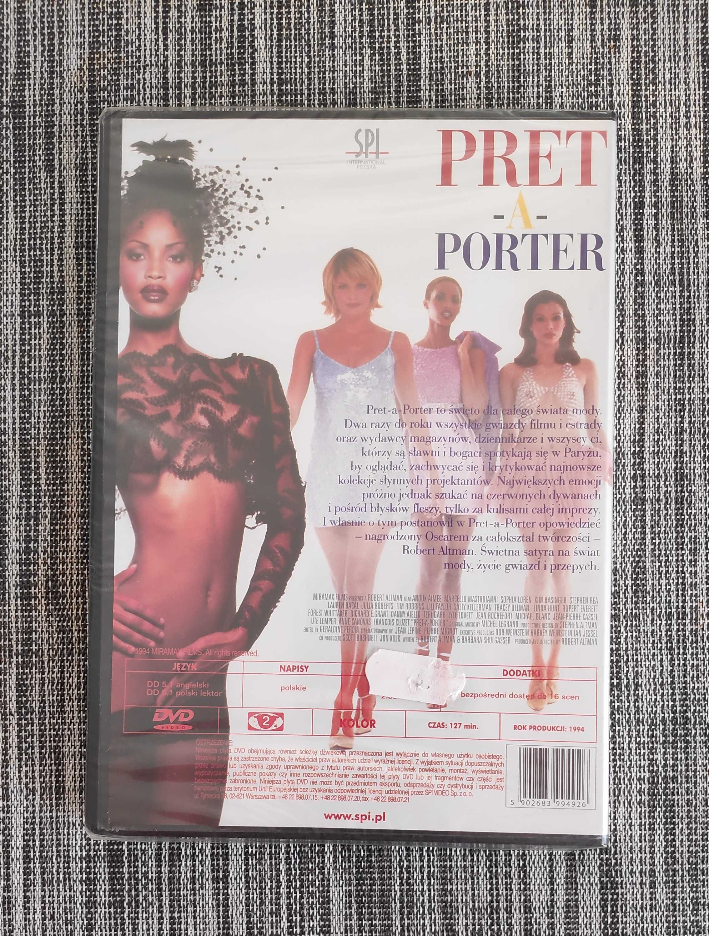 Pret-a-porter Film na DVD Nowy Folia