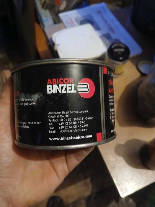 Pasta spawalnicza antyodpryskowa binzel