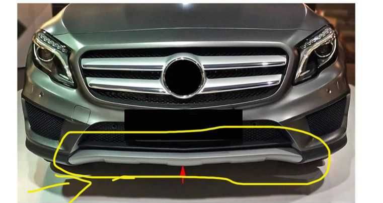 Lip inferior pára-choques Mercedes gla x156 w156