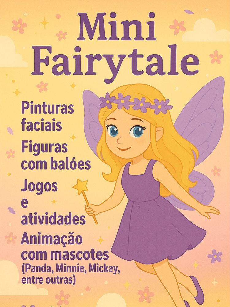 Animação Infantil, Pinturas faciais, Balões, Mascotes