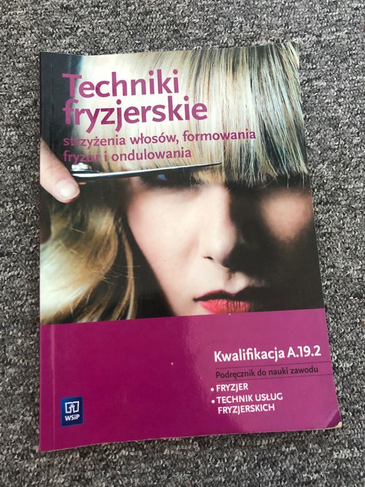 3 podręczniki do fryzjerstwa
