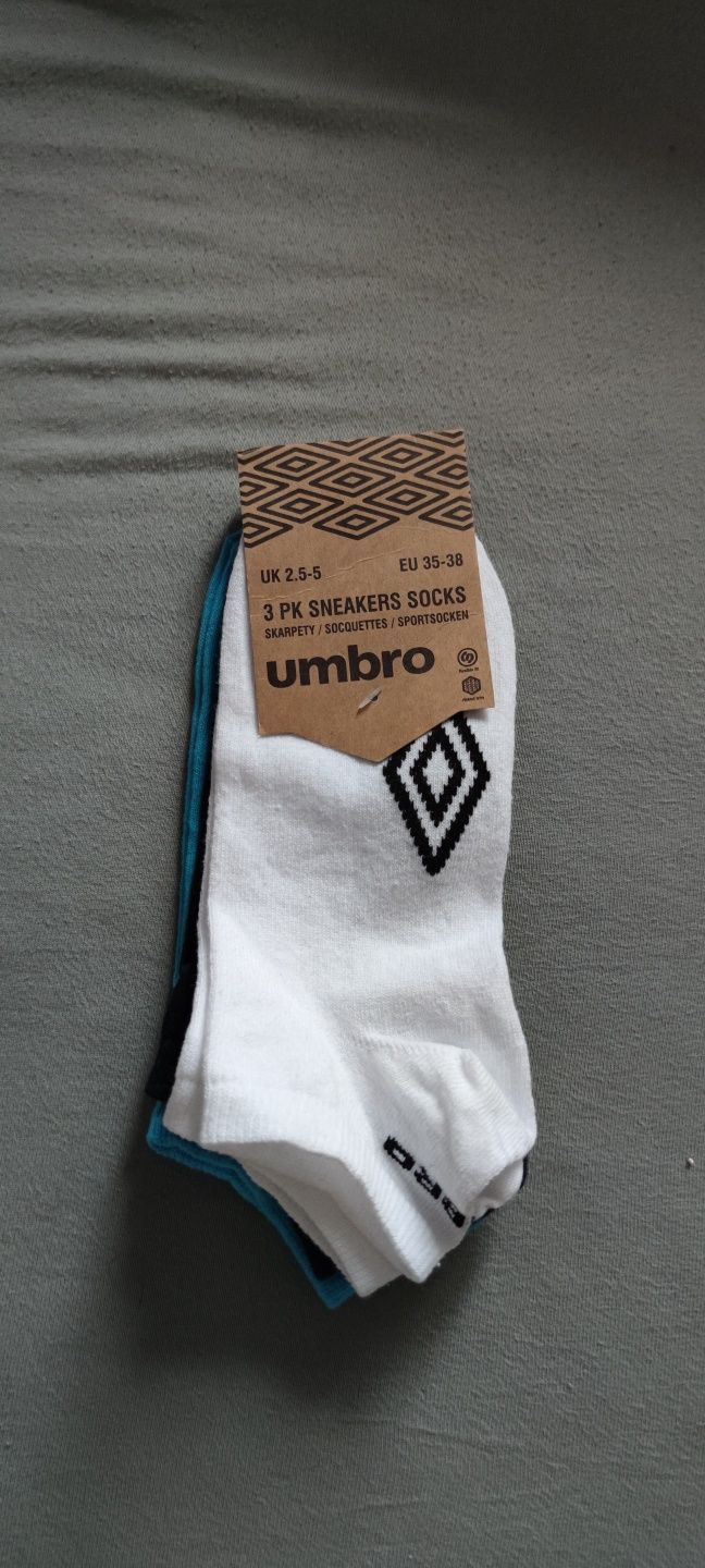 Skarpetki stopki Umbro rozmiar 35-38