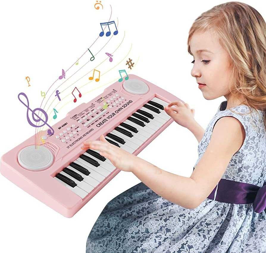 Keyboard dla dzieci + 3  oraz mikrofon